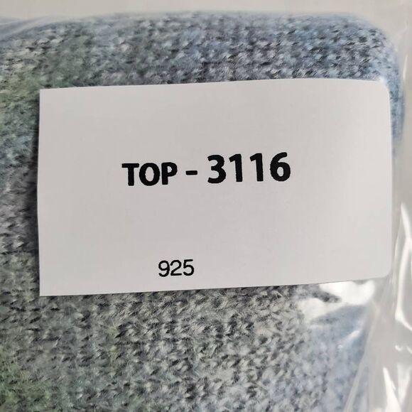 Christopher & Banks Women’s Pastel Print Knit Sweater Long Sleeve Medium - Picture 7 of 7